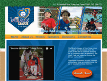 Tablet Screenshot of miracleleagueofeasttexas.com